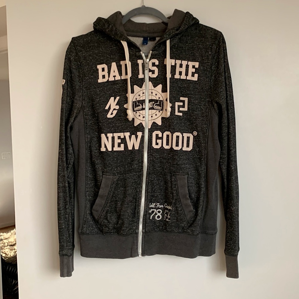 Vintage H&M Bad Is The New Good Hoodie Size Small